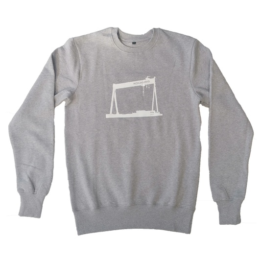 Sweatshirt Kockumskran grå