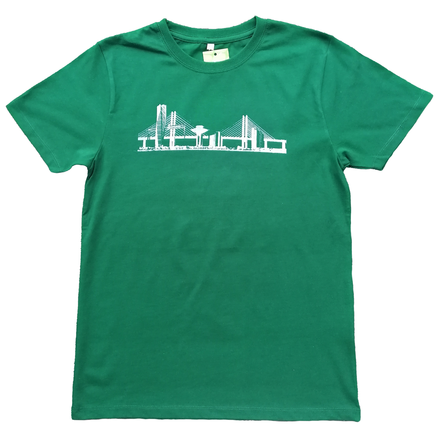 Herr t-shirt Malmö skyline grön
