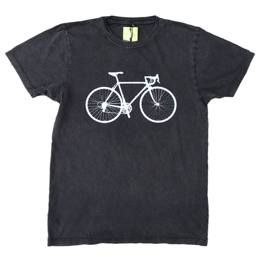 Herr t-shirt cykel stonewash black