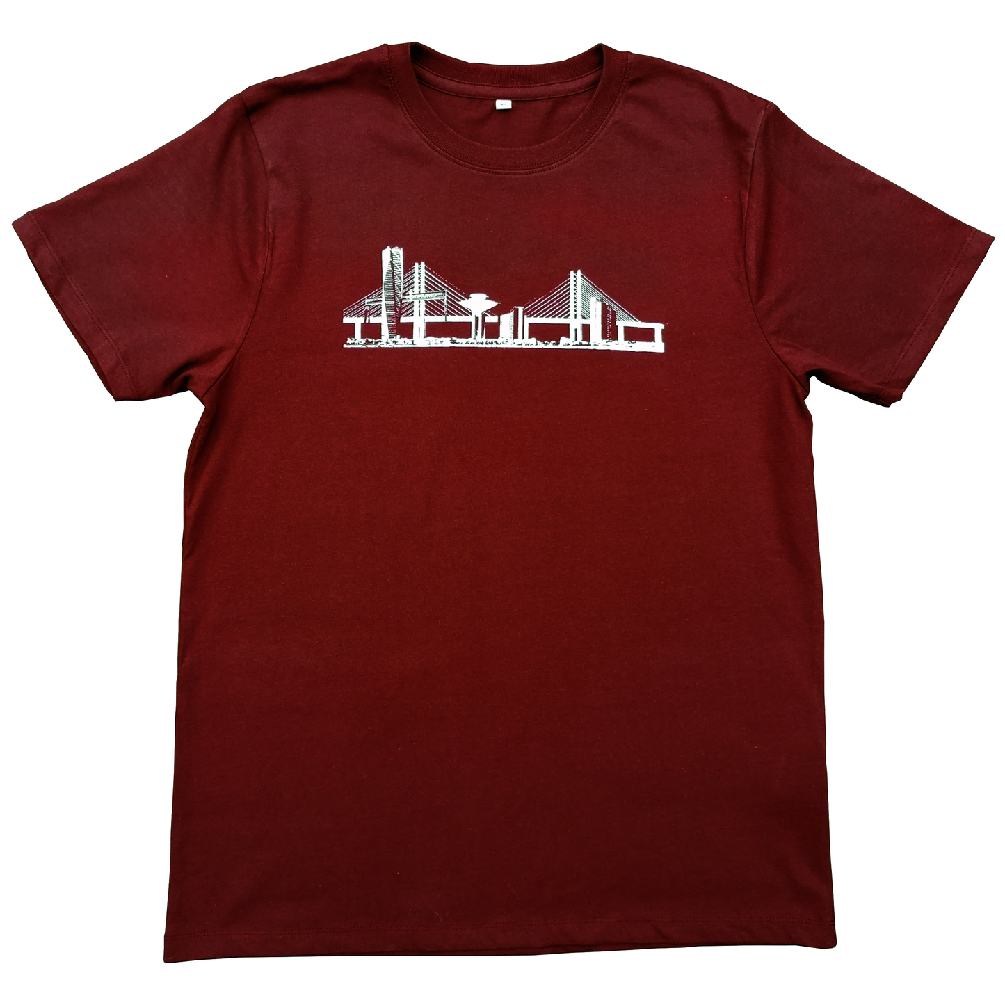 Herr t-shirt Malmö Skyline