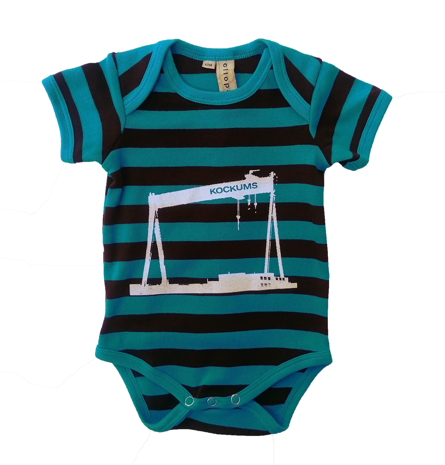 Body Kockumskran turkos-brun