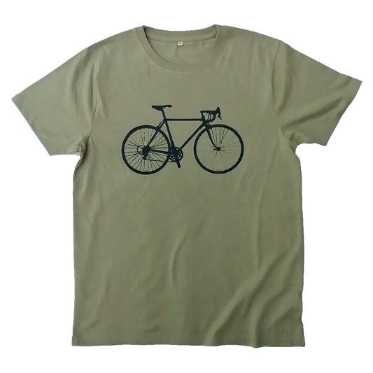 Herr t-shirt cykel pistagegrön